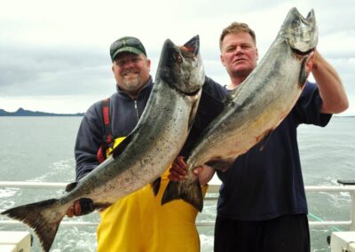 Coho Chinook Kink Salmon Fishing Central Coast BC